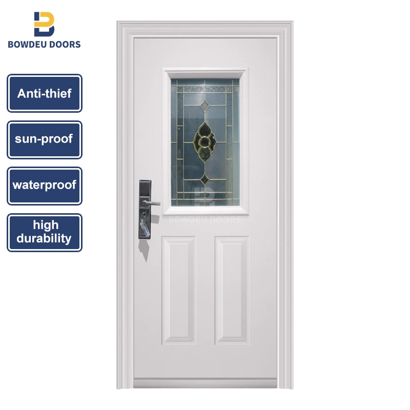 36 Inch Prehung Exterior Door With Glass